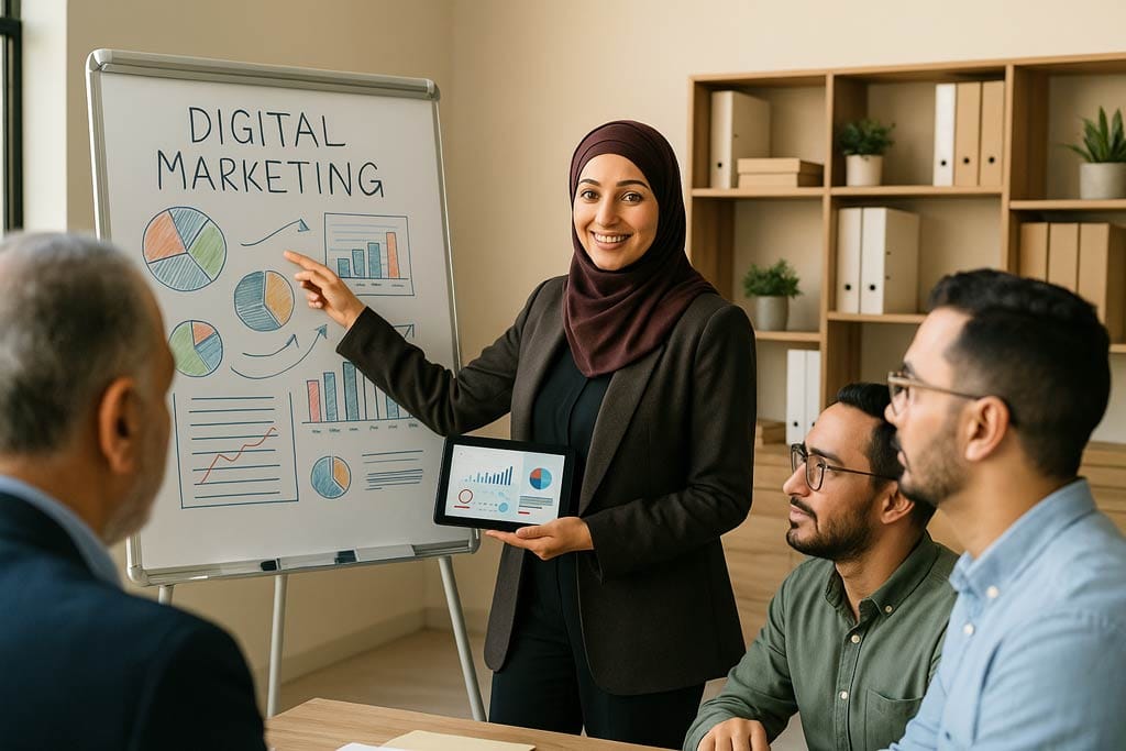 خطة التسويق الرقمي للشركات الناشئة